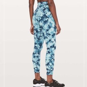 Lululemon Wunder Under Hi-Rise 7/8 Tight *Dual Shibori Full-On Luxtreme 25"